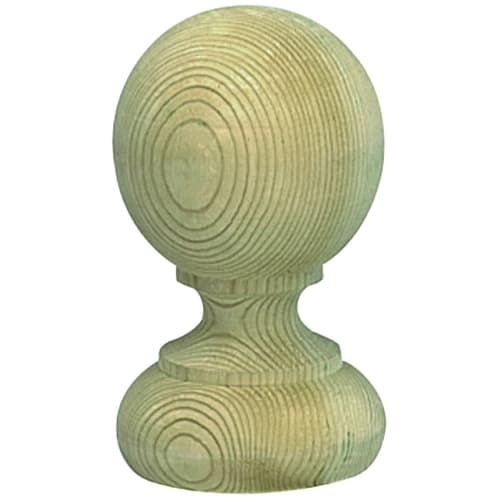 Green Deck Post Ball - 77 x 77 x 128mm