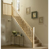 Cheshire Mouldings Chamfered Pine Spindle - 32 x 900mm