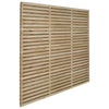 Venetian Hit & Miss Double Slatted Panel - 1800 x 1800mm - 6 x 6ft