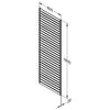 Forest Garden Slatted Trellis Panel - 600 x 1800mm