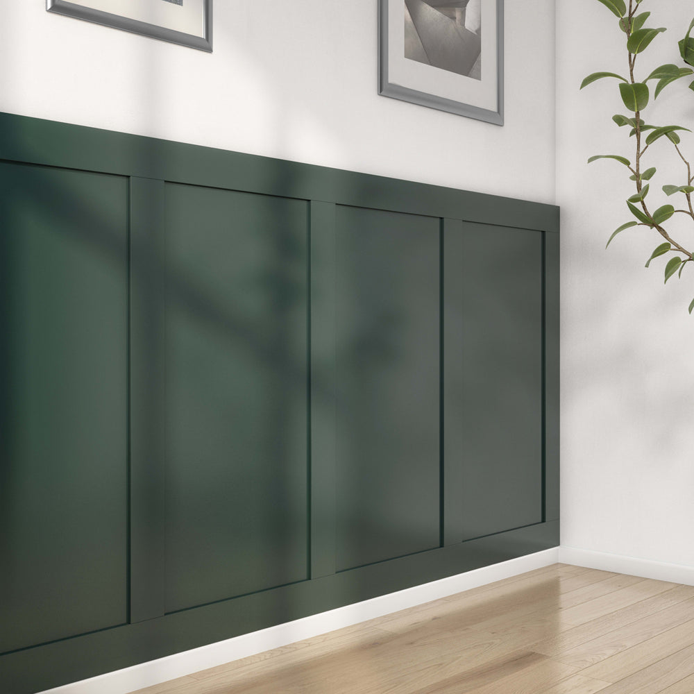 Cheshire Mouldings Shaker 97mm Strip Partial Wall Panel Kit - 1.2 x 1.2m