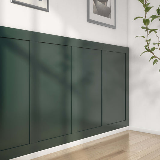 Cheshire Mouldings Shaker 97mm Strip Partial Wall Panel Kit - 1.2 x 1.2m