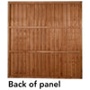 Dip Treated Closeboard Fence Panel - 6 x 6ft