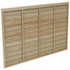 Pressure Treated Larchlap Signature Overlap Panel - 1.83 x 1.2m (6 x 4ft approx)