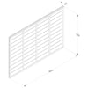 Pressure Treated Larchlap Signature Overlap Panel - 1.83 x 1.2m (6 x 4ft approx)