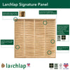 Pressure Treated Larchlap Signature Overlap Panel - 1.83 x 1.5m (6 x 5ft approx)