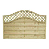 Pressure Treated Europa Prague Lattice Fence Panel - 1800 x 1200mm - 6 x 4ft