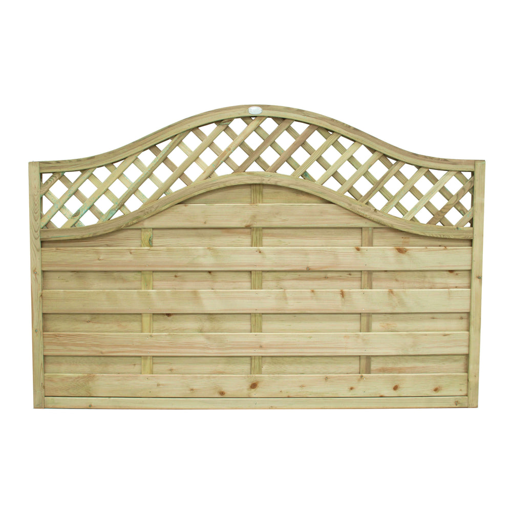 Pressure Treated Europa Prague Lattice Fence Panel - 1800 x 1200mm - 6 x 4ft