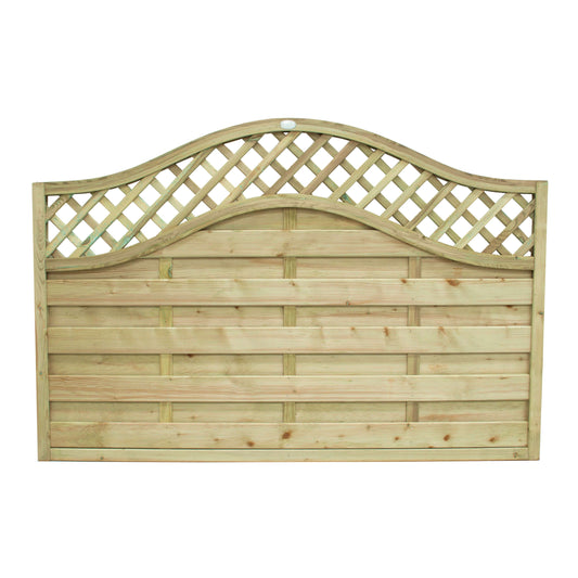 Pressure Treated Europa Prague Lattice Fence Panel - 1800 x 1200mm - 6 x 4ft