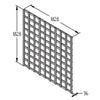Forest Garden Square Lattice Trellis - 1830 x 1830mm
