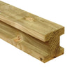 H Shaped Slotted Timber Fence Post - 90 x 90 x 2400mm